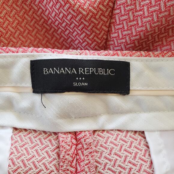 Banana Republic Factory Pink Sloan Straight Leg Pants Size 10 - Picture 7 of 8